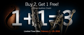 Buy two, get another free at VST in February