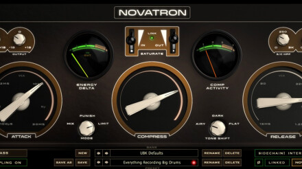 Test du compresseur logiciel Kush Audio Novatron