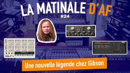 Dave Mustaine chez Gibson et du Distressor chez Softube !