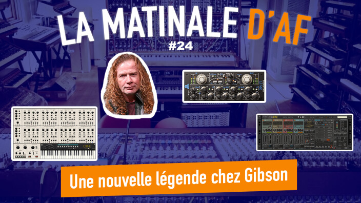 Dave Mustaine chez Gibson et du Distressor chez Softube ! : La Matinale d'AF du 26/02/21