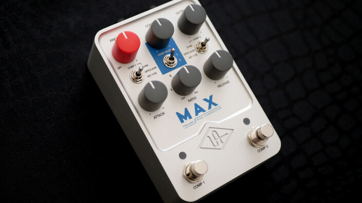 Test de la pédale Universal Audio MAX Preamp & Dual Compressor : Tout au max !