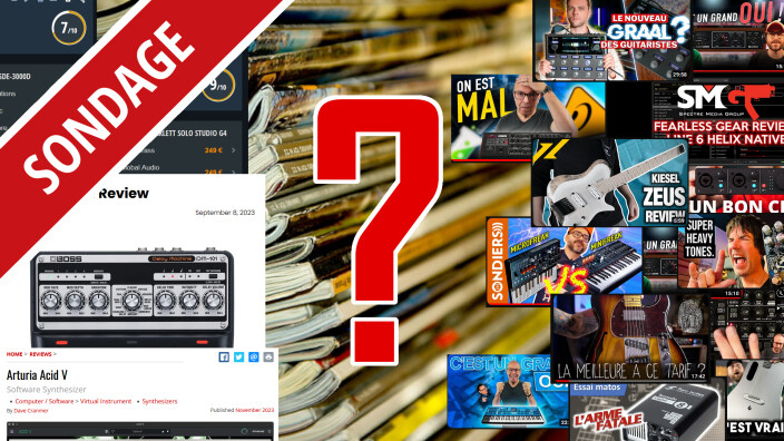 Sondage sur les contenus consultés avant un achat :