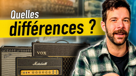 Fender, Vox, Marshall : quelles sont les différences ?
