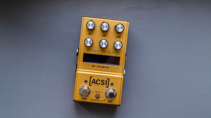 Test de la pédale Walrus Audio ACS1 MkII : Six amplis et douze enceintes dans une pédale