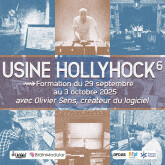 Formation Usine Hollyhock avec Olivier Sens - Créez votre interface sur-mesure : audio / vidéo / lumière / capteurs