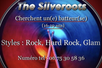 The Silveroots cherchent batteur rock
