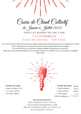 Donne cours de chant à PARIS 11