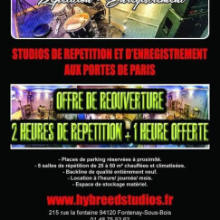 Hybreed Studios 1h offerte