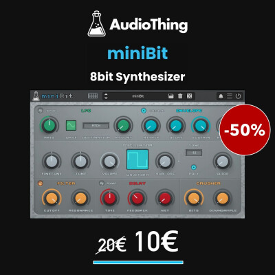 Le synthétiseur miniBit de chez AudioThing à 10€