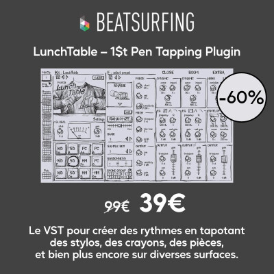 Chez Beatsurfing le VST LunchTable est à 39€ seulement !