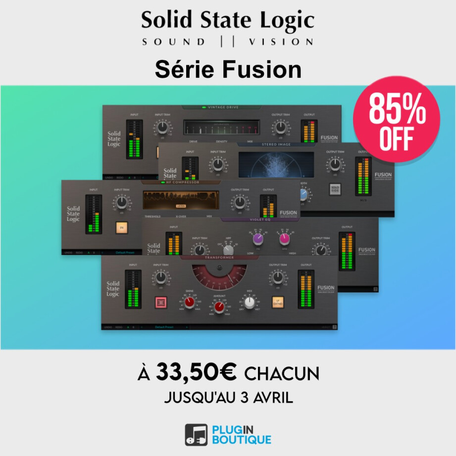 Les plug-ins SSL Fusion à 33,50€ chacun