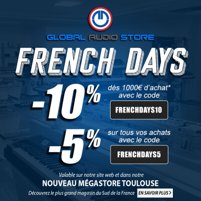 Profitez des offres spéciales des French Days chez Global Audio Store