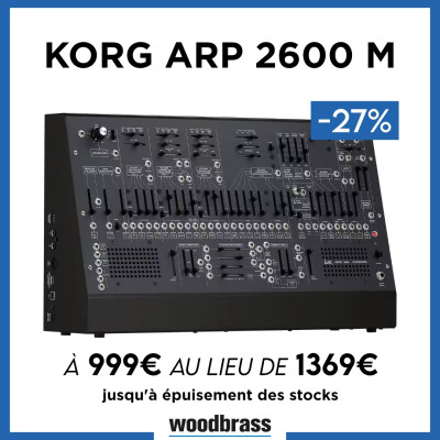 Retrouvez le Korg ARP 2600M à 999€ chez Woodbrass