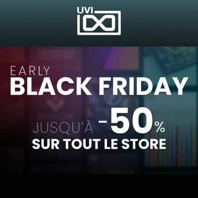 Le Black Friday commence chez UVI