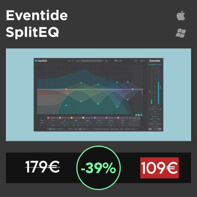 Eventide SplitEQ à 109€ au lieu de 179€