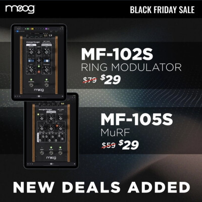 Les promos chez Moog Music