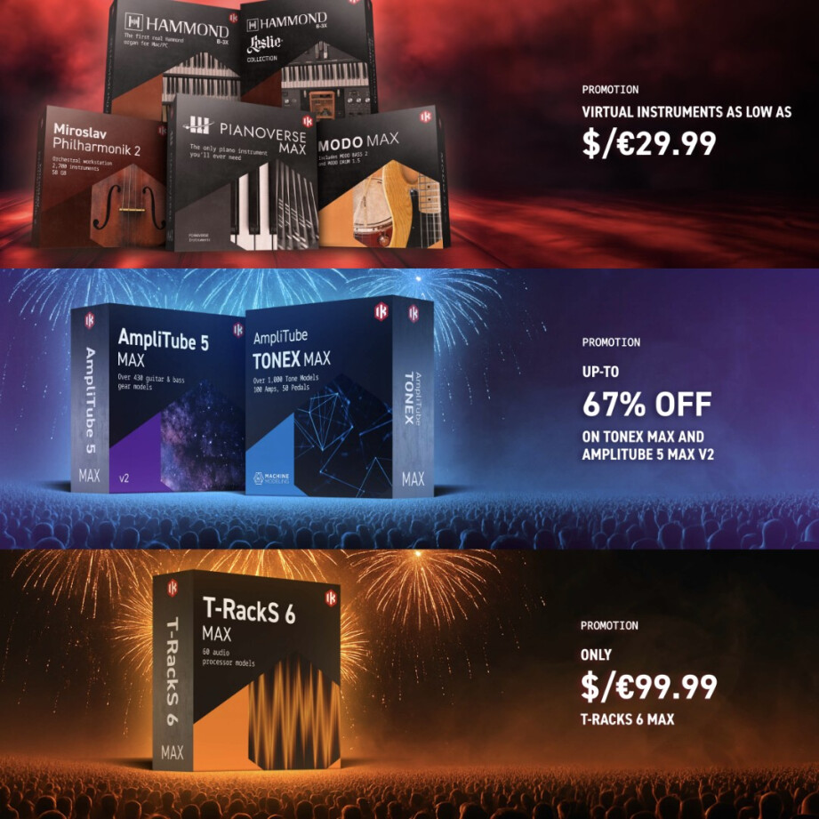 Des promos chez IK Multimedia