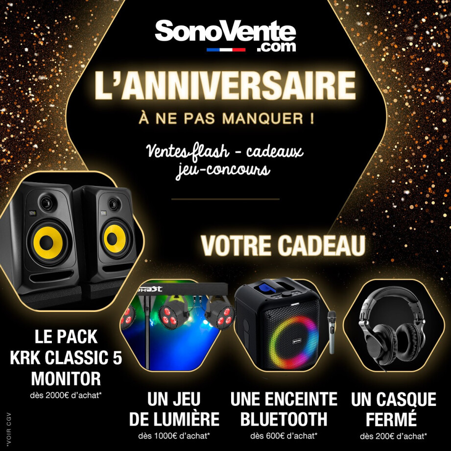 Des cadeaux d’anniversaire chez SonoVente