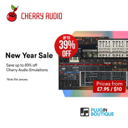 Les émulations Cherry Audio à prix réduit chez Plugin Boutique