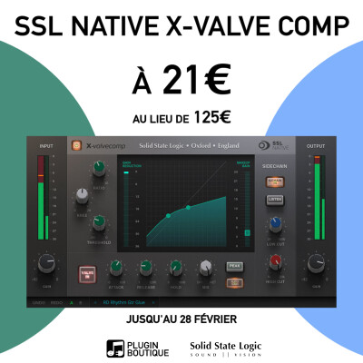 SSL Native X-ValveComp en promo
