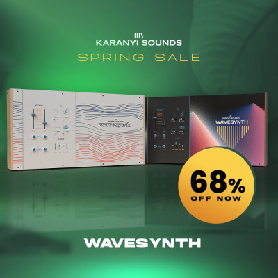 68% de réduction sur le Wavesynth