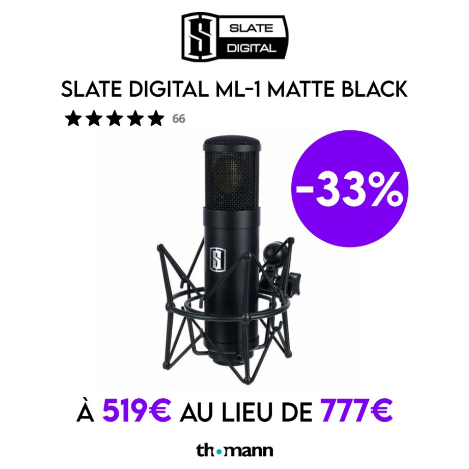 -33% de réduction sur le microphone Slate Digital ML-1