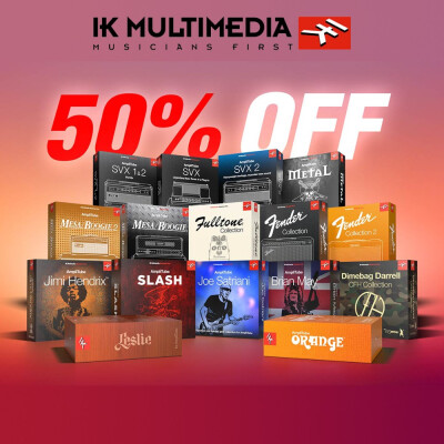 -50% chez IK Multimedia !