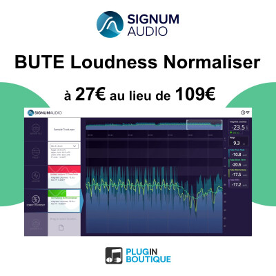 BUTE Loudness Normaliser à 27€ au lieu de 109€