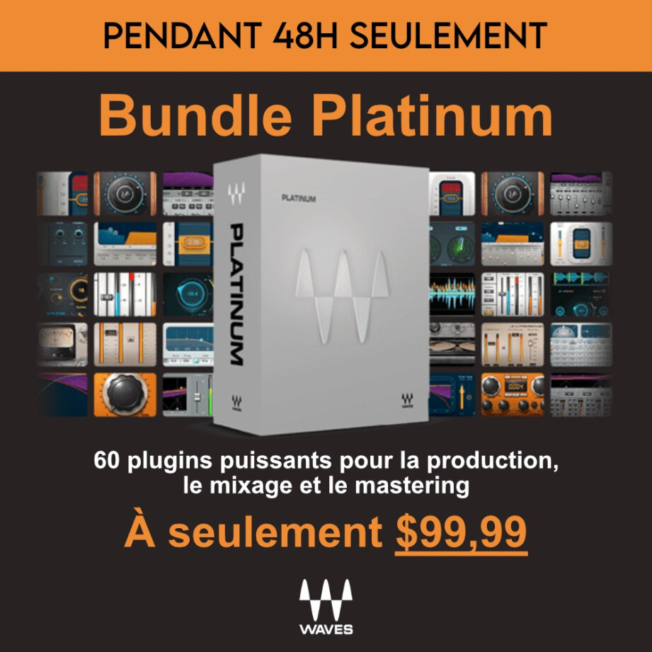 Le bundle Waves Platinum à $99,99