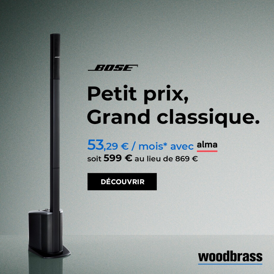 La sono Bose L1 Compact en promotion chez Woodbrass