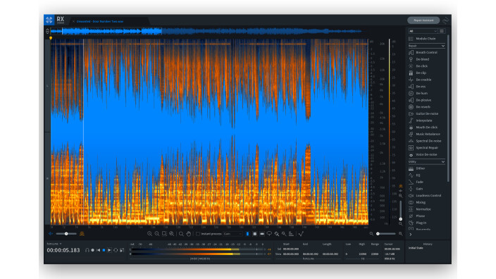 La série de plug-ins RX est en promo chez iZotope