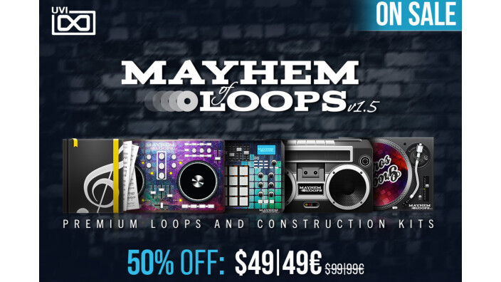 -50% sur Mayhem of Loops d'UVI