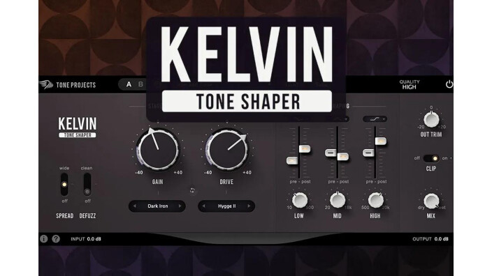 Accuillez le Kelvin Tone Shaper de Tone Projects