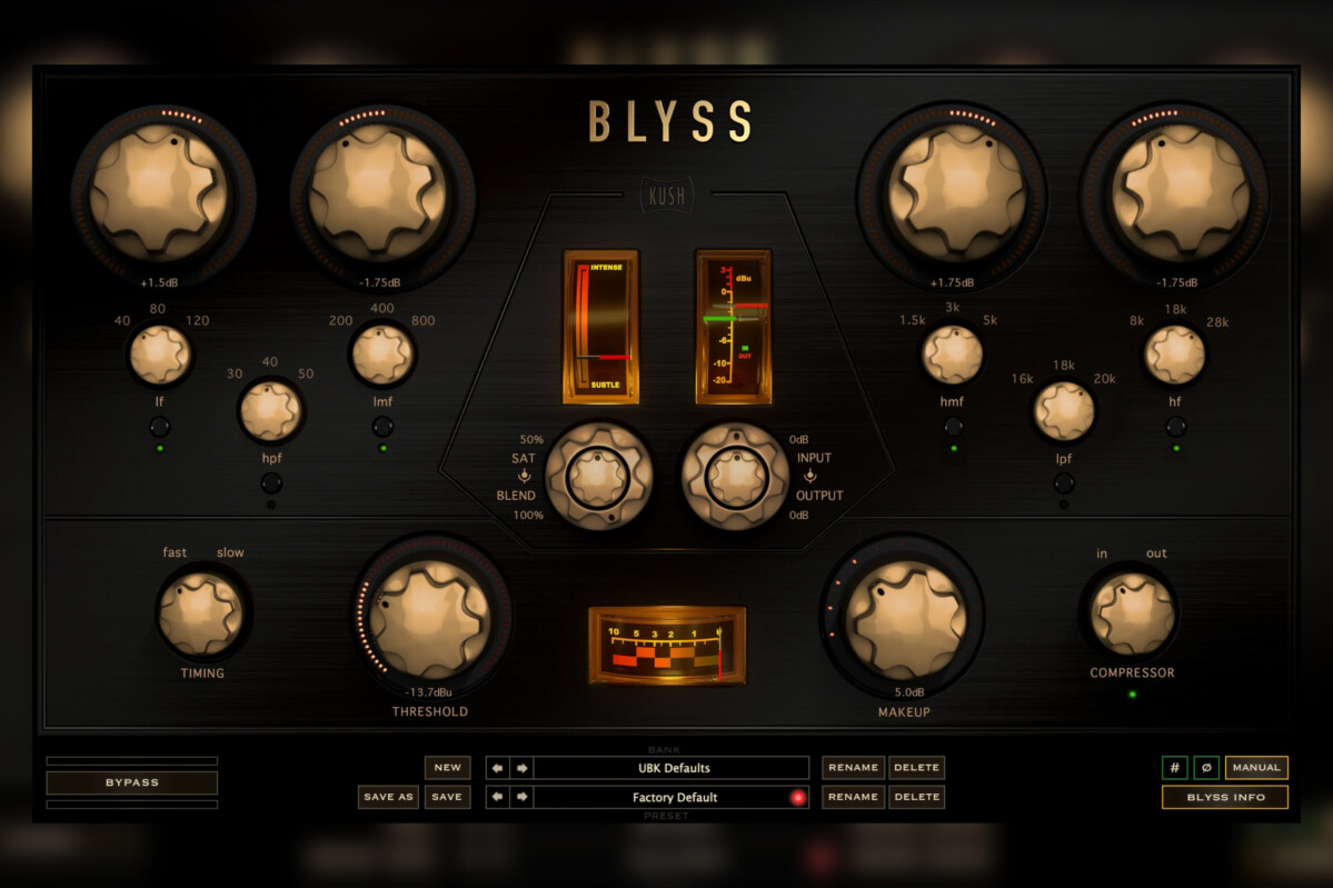 Kush Audio présente le nouveau plug-in Blyss