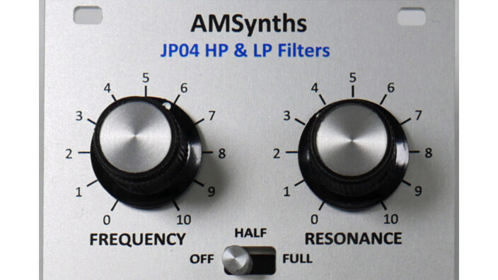 AMSynths présente le module AM8104 JP04 VCF