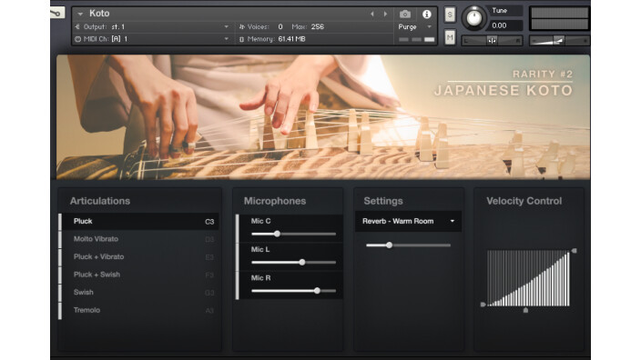 Un koto virtuel gratuit chez Fluffy Audio