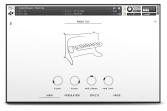 Audio Brewers a sorti la banque de sons ambisonique Piano Toy