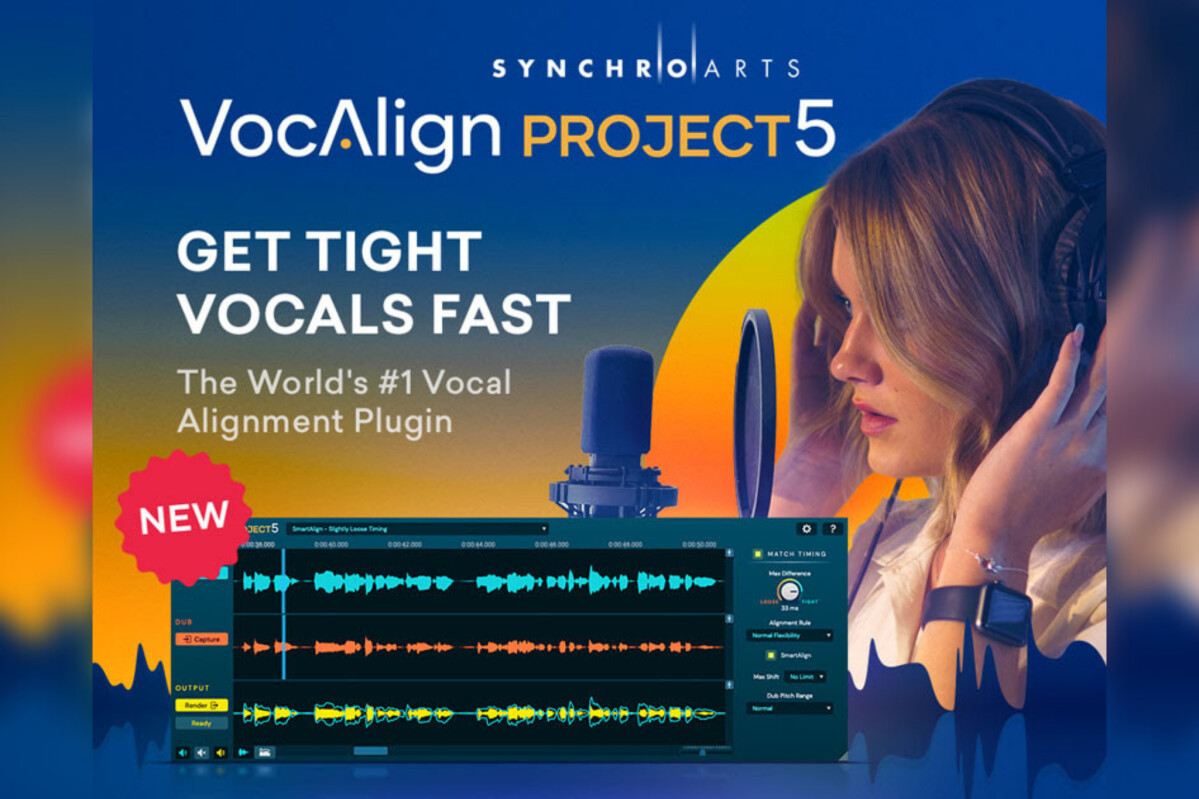 VocAlign Project 5 est arrivé chez Synchro Arts