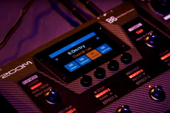Un multi-effet dédié aux bassistes chez Zoom : le B6