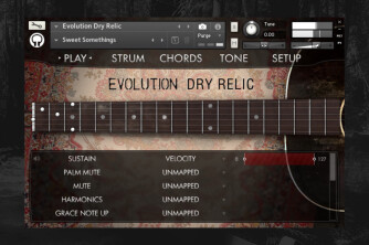 Une vieille guitare, quelques micros : voici Evolution Dry Relic