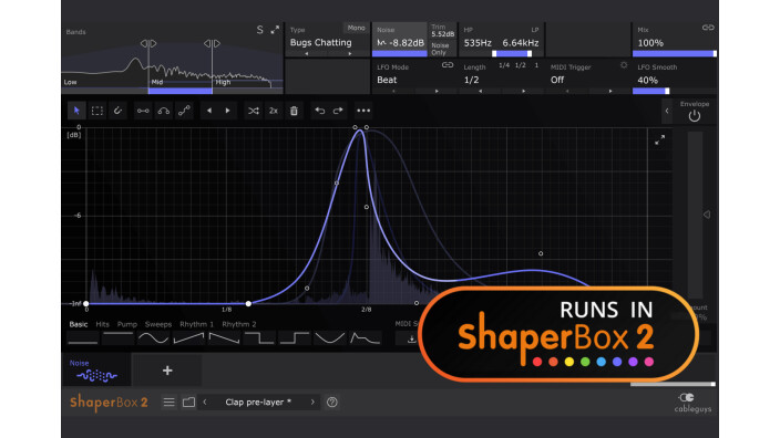 Top départ pour NoiseShaper de Cableguys