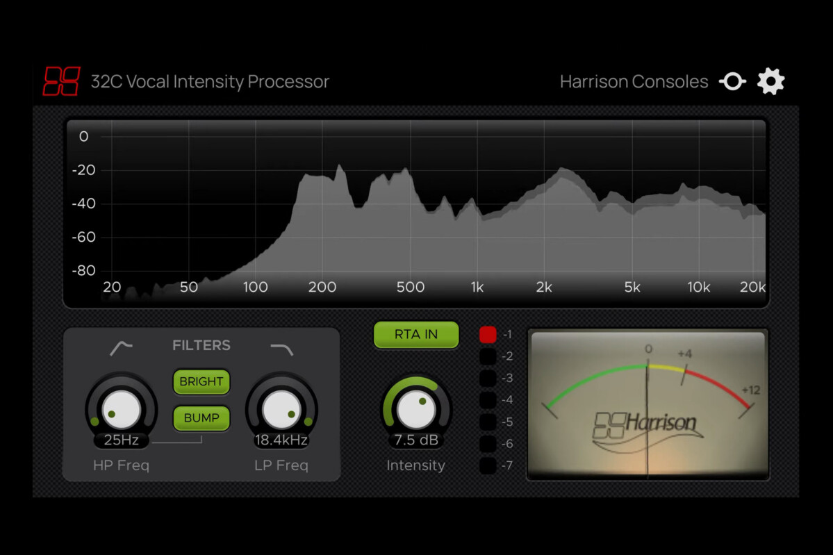 Harrison Consoles annonce le 32C Vocal Intensity Processor