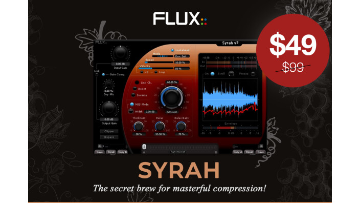 Syrah est à moitié prix chez Flux ::