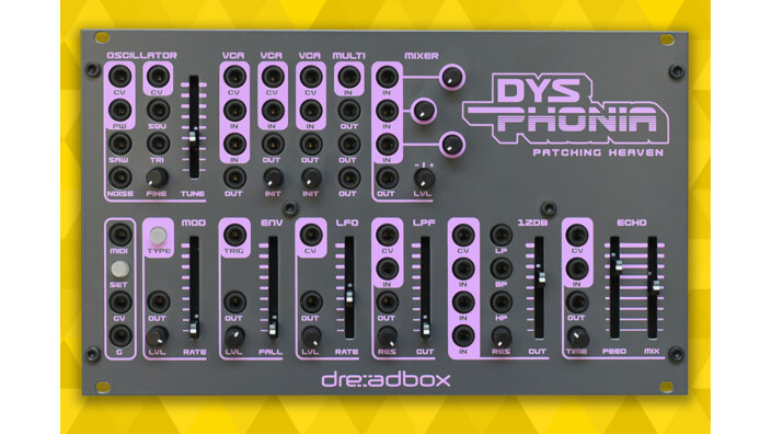 Dreadbox annonce le synthé DIY Dysphonia