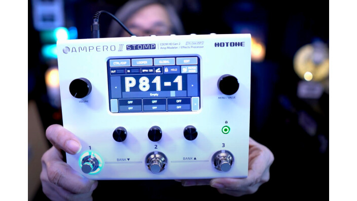 Hotone présente l'Ampero II Stomp
