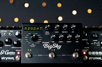 Trois pédales Strymon déclinées dans une finition noire