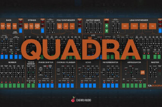 Cherry Audio a présenté son nouveau synthé logiciel Quadra
