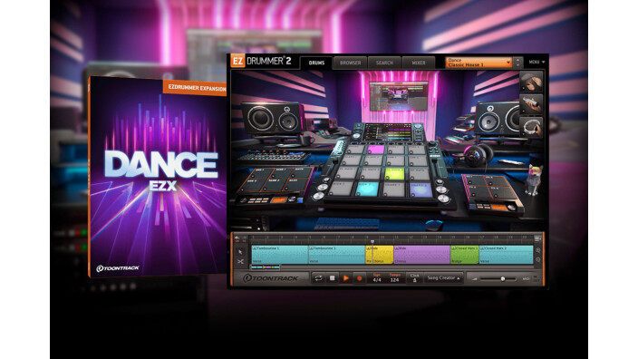 Toontrack lance la banque de sons Dance EZX