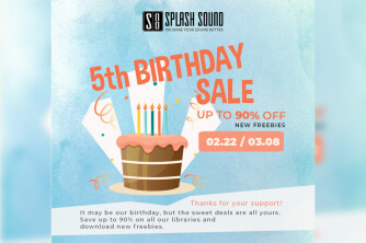 Joyeux anniversaire Splash Sound !