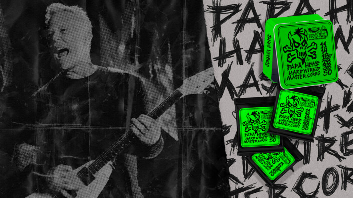 Ernie Ball présente le set de cordes Papa Het's Hardwired Master Core